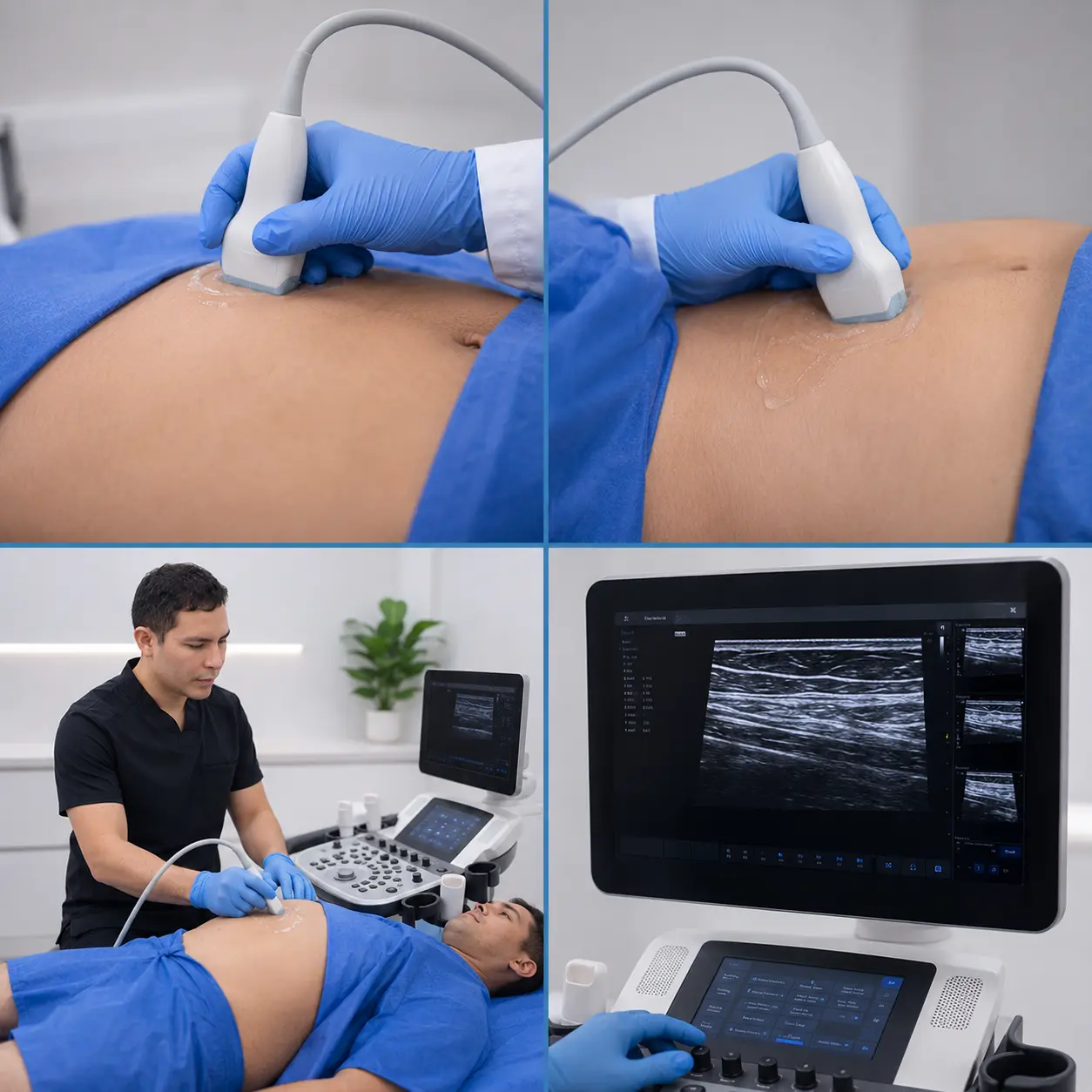 Ecografía de pared abdominal en Cartagena con el Dr. Jorge Vives, radiólogo